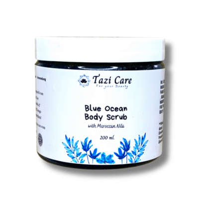 Körperpeeling mit Reis und blauem Indigo von Blue Ocean