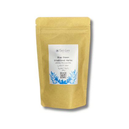 Traditionelle Suqla mit marokkanischem Blau Indigoblau von Blue Ocean